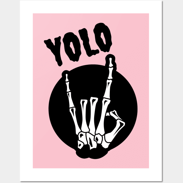 YOLO_skeleton_ Wall Art by shfashion